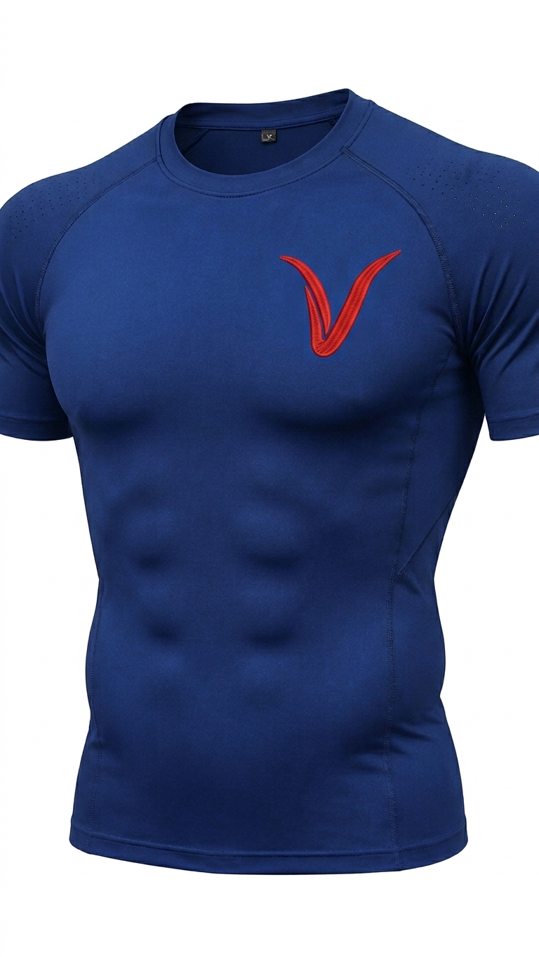 Playera de compresion tradicional