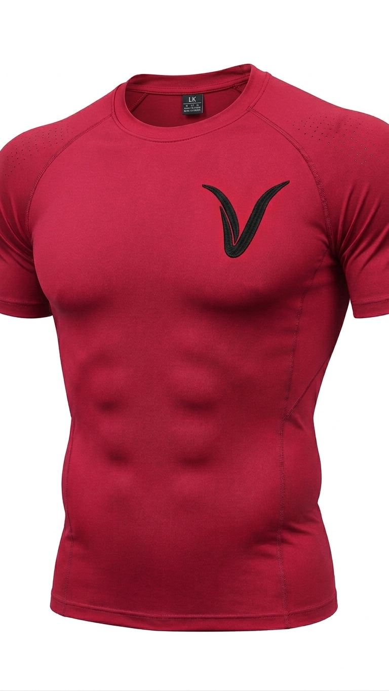 Playera de compresion tradicional